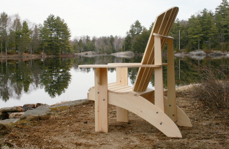 Details about Grandpa Adirondack Chair Plans - Full Size Patterns