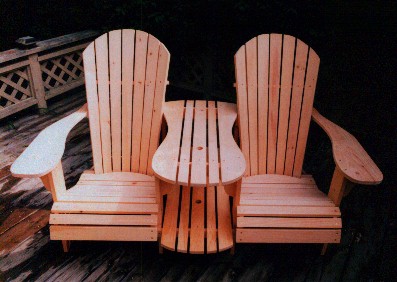 Adirondack or Muskoka Chair Settee Kit.The Barley Harvest 