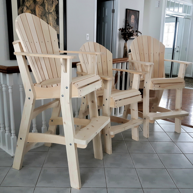 Adirondack Tall Chair Plans The Barley Harvest Woodworking