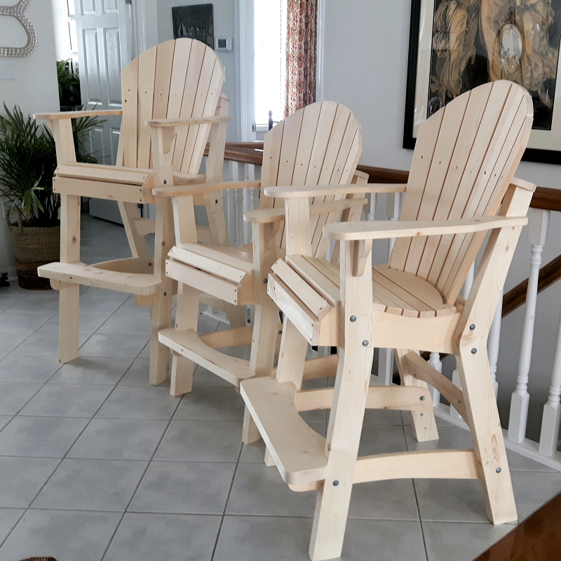 Adirondack Tall Chair Plans The Barley Harvest Woodworking