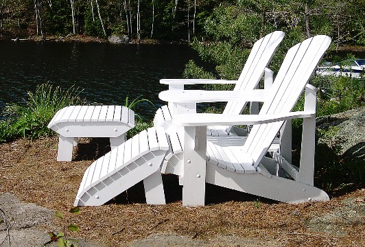 Adirondack or Muskoka Chair Footstool - The Barley Harvest 