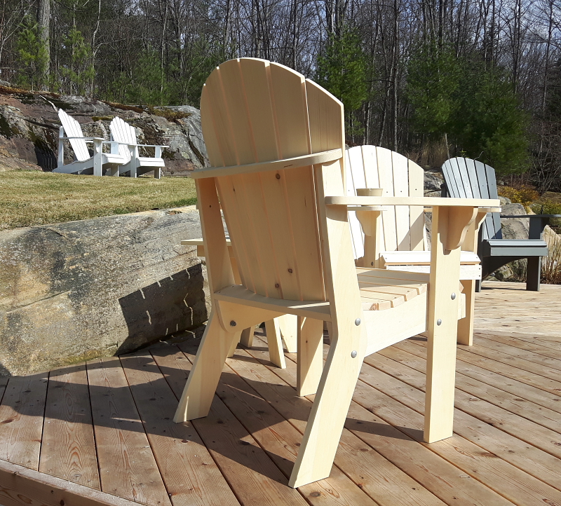 Adirondack Arm Chair plans - The Barley Harvest Woodworking
